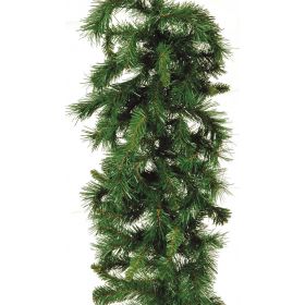 Πράσινη Χριστουγεννιάτικη Γιρλάντα Αυγούστα 270cm ,Ø 25cm