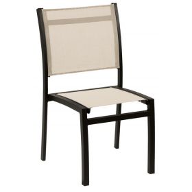 Στοιβαζόμενη Καρέκλα Αλουμινίου Με Textilene Ύφασμα 50 x 54 x 86(h)cm