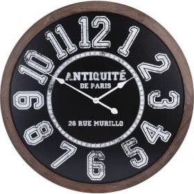 Ξύλινο Διακοσμητικό Ρολόι Τοίχου 78 x 5cm