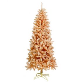 Slim Ρόζ Χριστουγεννιάτικο Δέντρο 210cm