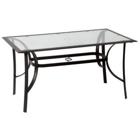 Μεταλλικό Παραλ/μο Τραπέζι Με Πλαίσιο Αλουμινίου 160 x 90 x 75(h)cm