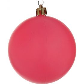Πλαστική Νέον Χριστουγεννιάτικη Μπάλα 8cm