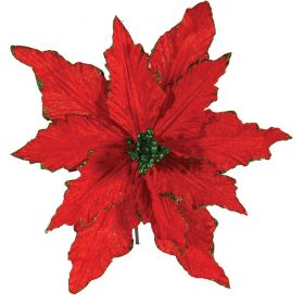 Χριστουγεννιάτικο Διακοσμητικό Λουλούδι 25cm