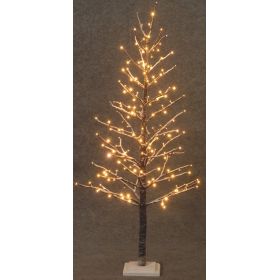 Φωτιζόμενο Δέντρο Με 186 Led (31 Flash) Φωτάκια Θερμού Φωτισμού Και Μετασχηματιστή ip20 150(h)cm