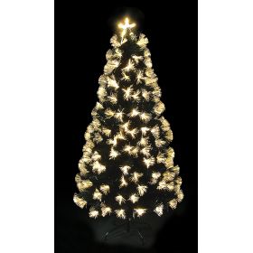 Φωτιζόμενο Χριστουγεννιάτικο Δέντρο Με 140 Led Οπτικής Ίνας Με Προγράμματα Rgb Θερμού Και Πολύχρωμου Φωτισμού Και Μετασχηματιστή Ip20 , 120cm