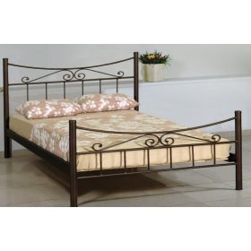 Διπλό Μεταλλικό Κρεβάτι Ηρώ 198 x 148cm