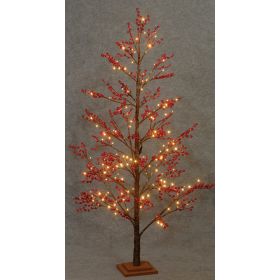 Led Φωτιζόμενο Χριστουγεννιάτικο Δέντρο Με 168Led Και Θερμό Φωτισμό 180(h)cm