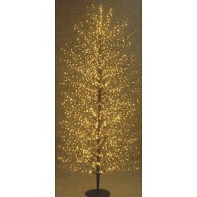 Φωτιζόμενο Δέντρο Με 2700 Led Φωτάκια Θερμού Φωτισμού ,Μετασχηματιστή ip44 Και Dimmer 210(h)cm