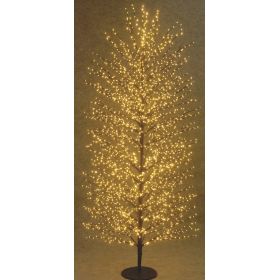 Φωτιζόμενο Δέντρο Με 3000 Led Φωτάκια Θερμού Φωτισμού ,Μετασχηματιστή ip44 Και Dimmer 250(h)cm