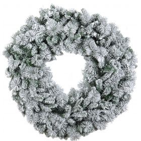 Χιονισμένο Χριστουγεννιάτικο Στεφάνι Ø 75cm