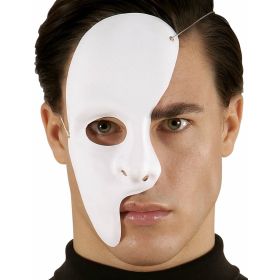 Πλαστική Αποκριάτικη Μάσκα Φάντασμα Της Όπερας