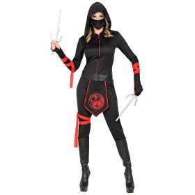 Αποκριάτικη Στολή Ninja Γυναικεία 