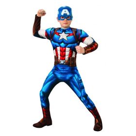 Αποκριάτικη Παιδική Στολή Captain America Deluxe Αγόρι