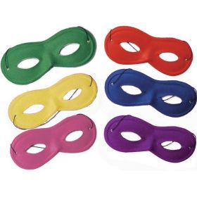 Οβάλ Αποκριάτικη Μάσκα Ματιών (Πωλούνται Χωριστά Ανα Χρώμα)