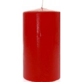 Κόκκινο Κερί Κύλινδρος φ5 x 10(h)cm