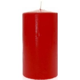 Κόκκινο Κερί Κύλινδρος φ7 x 10(h)cm