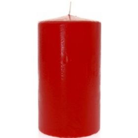 Κόκκινο Κερί Κύλινδρος φ9 x 10(h)cm