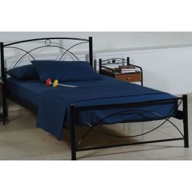 Ημίδιπλο Μεταλλικό Κρεβάτι Βέλος 198 x 118cm