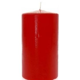 Κόκκινο Κερί Κύλινδρος φ9 x 15(h)cm