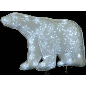 Pvc Φωτιζόμενη Αρκούδα ,60(Η) x 83cm