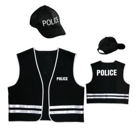 Αποκριάτικο Σέτ Αστυνομικού (Γιλέκο Και Καπέλο)