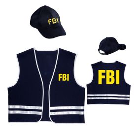 Αποκριάτικο Σέτ FBI (Γιλέκο Και Καπέλο)