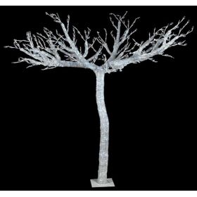 Led Φωτιζόμενο Χριστουγεννιάτικο Δέντρο Με 1200 Led Λευκού Φωτισμού 250(h)cm