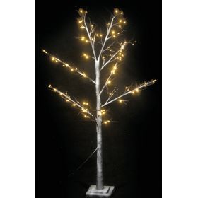 Led Χριστουγεννιάτικο Δέντρο Με 100Led Με Θερμό Φωτισμό 120(H)cm