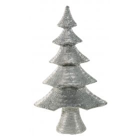 Ασημένιο Χριστουγεννιάτικο Δέντρο Διακόσμησης 46 x 17 x 80(h)cm