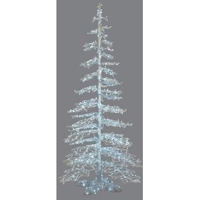 Φωτιζόμενο Δέντρο, Με Μεταλλικό Σκελετό ,Γιρλάντες Και Μετασχηματιστή ip65 Εξωτερικού Χώρου Φ140 x 250(h)cm