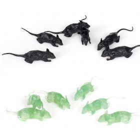 Φιγούρες Ποντίκια Μαύρα και Glow In Dark , Σέτ 6 Τεμαχίων , Πωλούνται Χωριστά Ανα Χρώμα