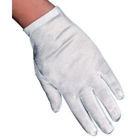 Λευκά Παιδικά Αποκριάτικα Γάντια Θεάτρου 22cm
