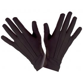 Μάυρα Κοντά Αποκριάτικα Γάντια Θεάτρου 23cm