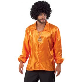 Πορτοκαλί Disco Αποκριάτικο Πουκάμισο