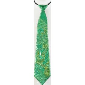 Πράσινη Μεταλλιζέ Αποκριάτικη Γραβάτα 40cm