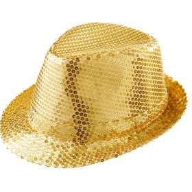 Χρυσό Αποκριάτικο Καπέλο Με Πούλιες