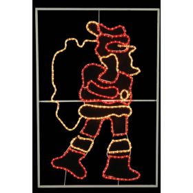 Φωτιζόμενο Σχέδιο Άγιος  Με Φωτοσωλήνα ,125(Η) x 25cm