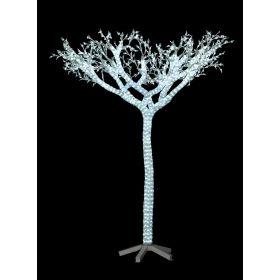 Led Φωτιζόμενο Ακρυλικό Δέντρο Με 1900 Led Με Λευκό Φωτισμό,260(Η) x 120cm